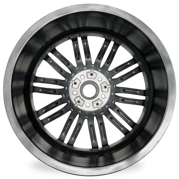 For Front BMW 530e 530i 540i M550i OEM Design Wheel 19" 2017-2020 Machined Orbit Gray Brand New Single 19X8 Alloy Replacement Rim