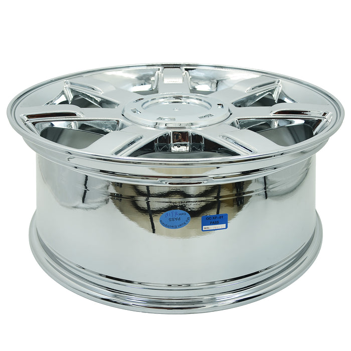 22" Set of 4 Brand New 22x9 Chrome Alloy Wheels for 2007-2014 Cadillac Escalade ESV EXT OEM Quality Replacement Rim