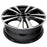 17” SET OF 4 17x7.5 MACHINED BLACK Wheels for NISSAN KICKS 2018-2020 OEM Design Replacement Rim