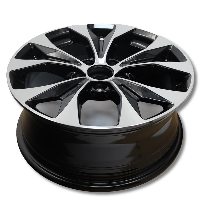 For Honda Civic OEM Design Wheel 17" 17x7 2012-2014 Machined Black Set of 2 Replacement Rim 42700TR4A81