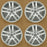 For Volkswagen Jetta OEM Design Wheel 16" 16x6.5 2005-2018 Silver Set of 4 Replacement Rim