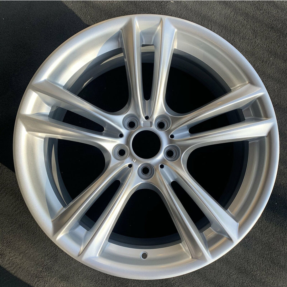 20" Single 20x10 Rear Wheel For BMW 5-Series 7-Series 2009-2015 Silver OEM Design Replacement Rim