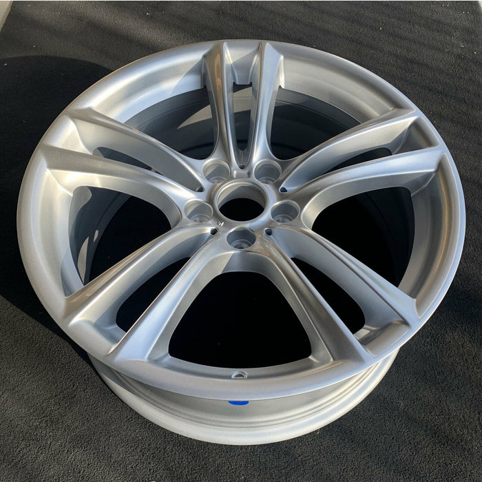 20" Single 20x10 Rear Wheel For BMW 5-Series 7-Series 2009-2015 Silver OEM Design Replacement Rim