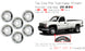 Set of 6 16" Dually GRAY Steel Wheels for 2001-2025 Chevy Express GMC SAVANA SIERRA SILVERADO 3500 OEM Quality Replacement Rim