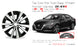 19" Single 19X8 Machined Black Alloy Wheel For Nissan Altima 2019-2022 OEM Quality Replacement Rim