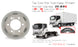 16" Single 16x6 White Steel Wheel For ISUZU NPR NPR-HD NQR 1995-2023 OEM Quality Replacement Rim 8971451132