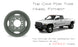 Brand New Single 16" 16x6 Steel Dually Wheel For 1994-1999 DODGE RAM 3500 SILVER OEM Quality Replacement Rim