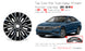 16" Brand New Single 16x6.5 Alloy Wheel For VOLKSWAGEN JETTA 2019-2021 Machined Black OEM Quality Replacement Rim