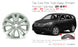 17" Single 17x6.5 Silver Wheel For Honda CR-V 2012-2014 OEM Quality Replacement Rim