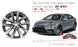 18" Single 18x8 Machined Grey Alloy Wheel For Toyota Corolla 2019-2022 OEM Quality Replacement Rim