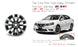 For Nissan Sentra OEM Design Wheel 17" 17x6.5 2016-2019 Machined Grey Singe Replacement Rim