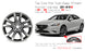 19" Brand New Single 19x7.5 Alloy Wheel for Mazda 6 2014-2017 Dark Hyper Silver OEM Quality Replacement Rim