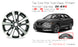 Brand New Single 18" 18X7.5 Alloy Wheel for NISSAN Altima 2016 2017 Machined Grey OEM Quality Replacement Rim