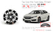 16" 16X7 Brand New Single Alloy Wheel for Honda Civic 2016-2021 Machined BLACK OEM Quality Replacement Rim