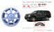 22" Brand New Single 22x9 Chrome Alloy Wheel for 2007-2014 Cadillac Escalade ESV EXT OEM Quality Replacement Rim