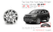17" Brand New Single 17x7 Alloy Twisted Spoke Wheel For HONDA CR-V 2015-2016 SILVER OEM Quality Replacement Rim