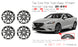 19" 19x7.5 SET OF 4 Alloy Wheels for Mazda 6 2014-2017 Dark Hyper Silver OEM Quality Replacement Rim