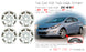 17” Set of 4 17x7 Silver Wheel for Hyundai  Elantra 2011-2013 OEM Design Replacement Rim