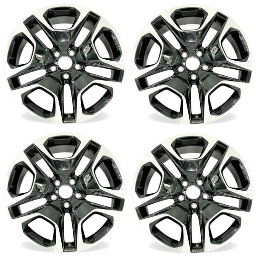 19” Set of 4 19x7.5 Machined Black Wheels for Toyota RAV4 2019-2024 OE Style Replacement Rim