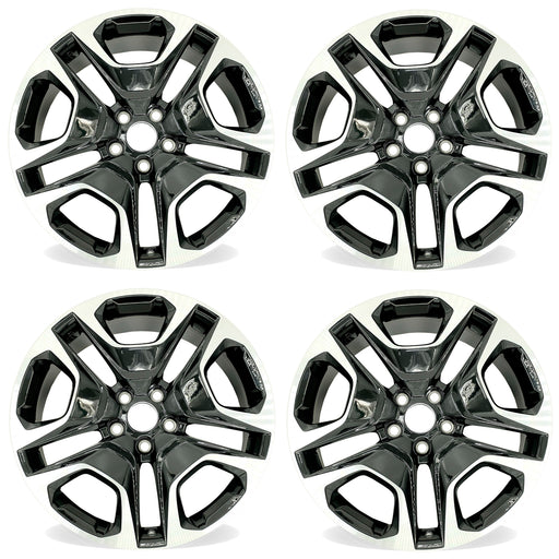 19” Set of 4 19x7.5 Machined Black Wheels for Toyota RAV4 2019-2023 OE Style Replacement Rim