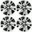 17” Set of 4 17x7.5 Machined Black Wheels for Nissan Altima 2019-2022 OE Style Replacement Rim