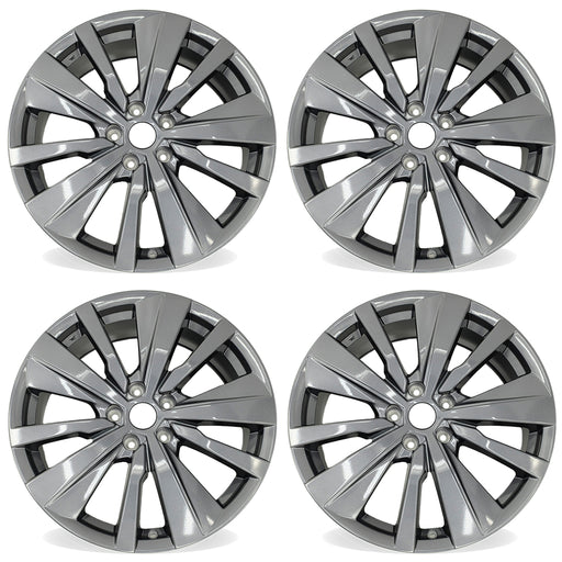 19" SET OF 4 19x8 Dark Grey Wheels For 2019-2021 Nissan ALTIMA OEM Quality Replacement Rim