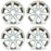 17” Set of 4 17x7 Silver Wheel for Hyundai  Elantra 2011-2013 OEM Design Replacement Rim