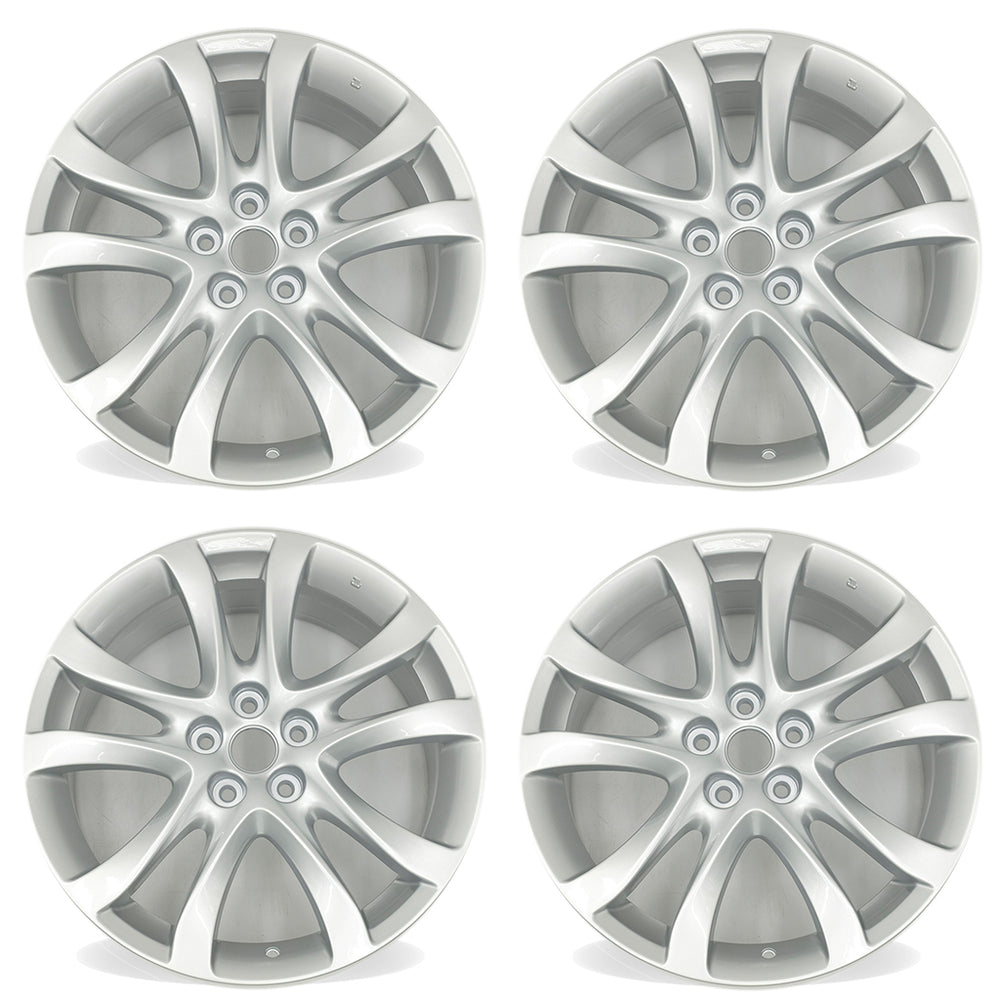 19" SET OF 4 19x7.5 Alloy Wheels for Mazda 6 2014-2017 Silver OEM Quality Replacement Rim