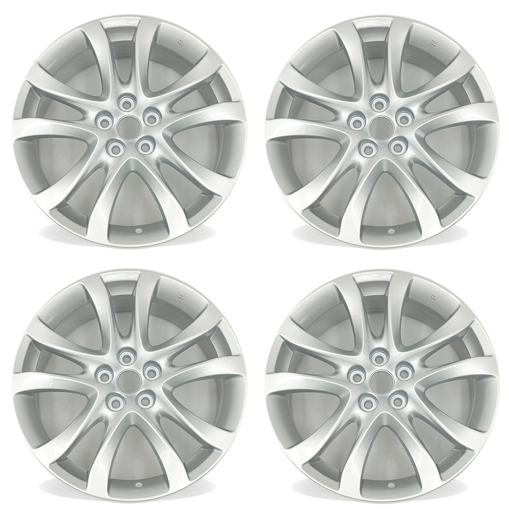 19" SET OF 4 19x7.5 Alloy Wheels for Mazda 6 2014-2017 Silver OEM Quality Replacement Rim