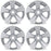 17” Set of 4 17x7 Silver Wheels for Toyota RAV4 2019-2022 OE Style Replacement Rim