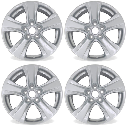 17” Set of 4 17x7 Silver Wheels for Toyota RAV4 2019-2024 OE Style Replacement Rim