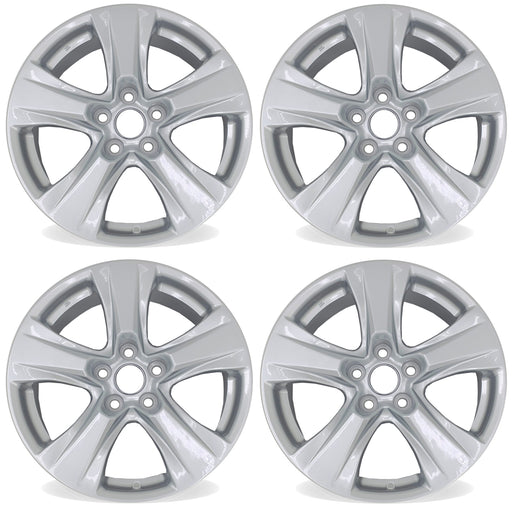 17” Set of 4 17x7 Silver Wheels for Toyota RAV4 2019-2022 OE Style Replacement Rim