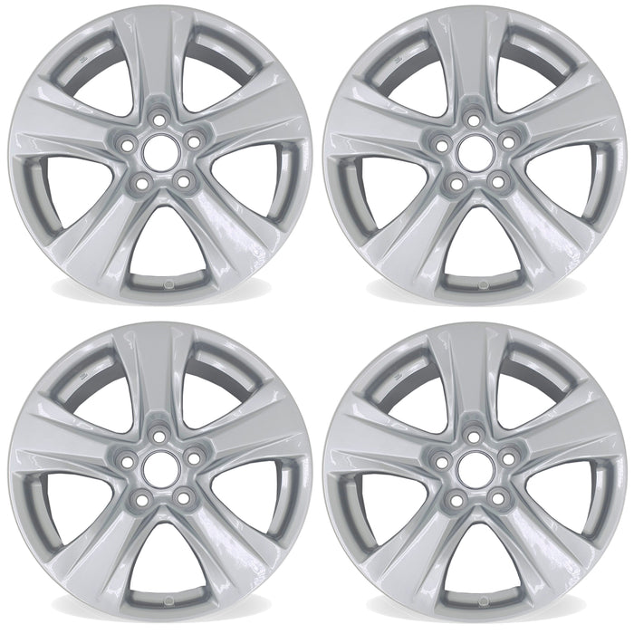 17” Set of 4 17x7 Silver Wheels for Toyota RAV4 2019-2022 OE Style Replacement Rim