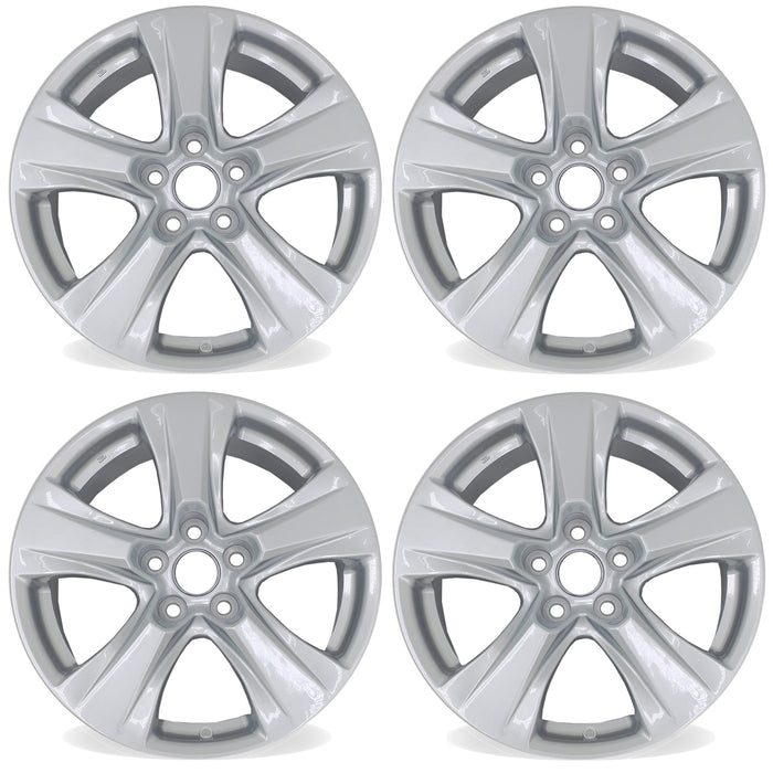 17” Set of 4 17x7 Silver Wheels for Toyota RAV4 2019-2022 OE Style Replacement Rim