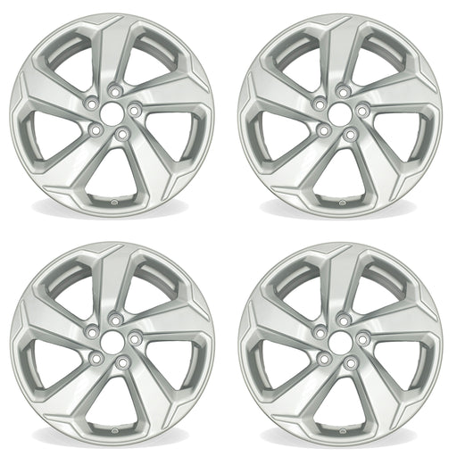 18" Set of 4 18x7 Silver Alloy Wheels For Toyota RAV4 2019-2022 OEM Quality Replacement Rim