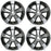 20" SET OF 4 New Wheels For 2014 2015 2016 Jeep Grand Cherokee POLISHED GRAY OEM Quality Replacement RIM