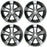 20" SET OF 4 New Wheels For 2014 2015 2016 Jeep Grand Cherokee POLISHED GRAY OEM Quality Replacement RIM