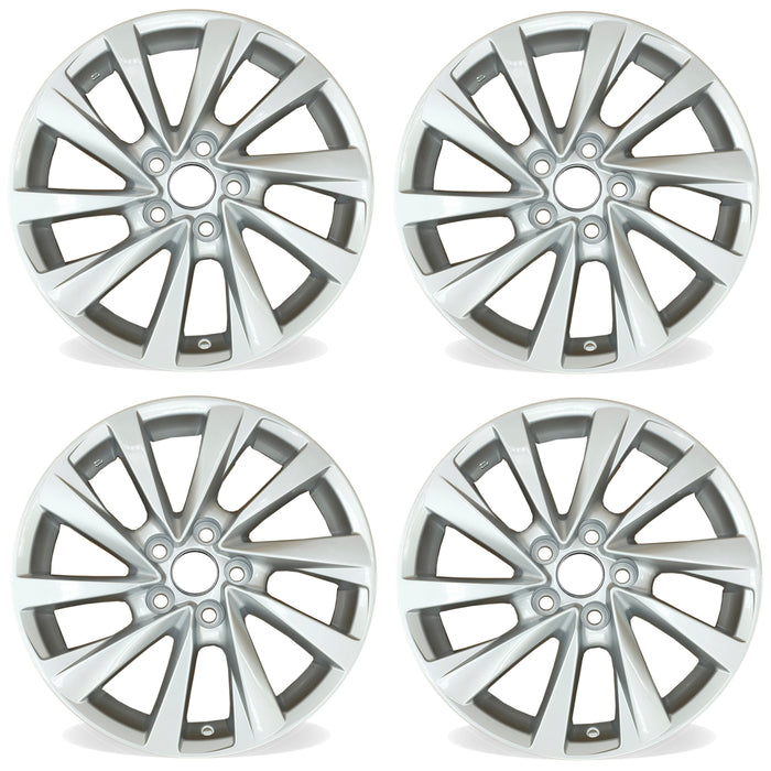 17” Set of 4 17x7.5 Silver Wheel for Toyota Camry 2021 2022 OE Style Replacement Rim