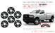 17" 17x6 Set of 6 Brand New Dually Wheel For 2003-2018 Dodge Ram 3500 SUPER DUTY DRW OEM Quality Replacement Rim