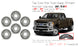 17" Set of 6 New 17x6.5 Dually Steel Wheel for 2005-2025 FORD F350 Super Duty OEM Quality Replacement Rim