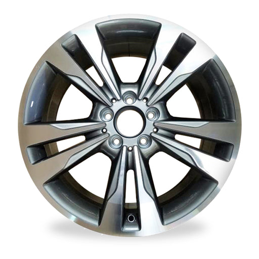 Brand New Single 19" 19X9.5 REAR Wheel for Mercedes-Benz S-Class S400 S450 S550 S560 S600 2014-2021 Machined GREY OEM Quality Replacement Rim