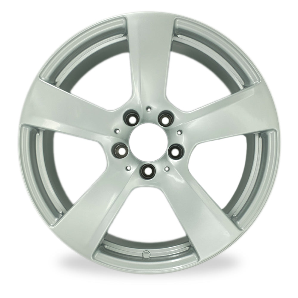 Brand New Single 18" 18X8.5 REAR Wheel for Mercedes-Benz E350 E550 2011-2013 SILVER OEM Quality Replacement Rim