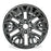 22" 22x9 Set of 4 Machined Black Wheels For Chevy GMC Sierra Denali Silverado Suburban Tahoe Yukon XL 1500 2019-2022 OEM Quality Replacement Rim