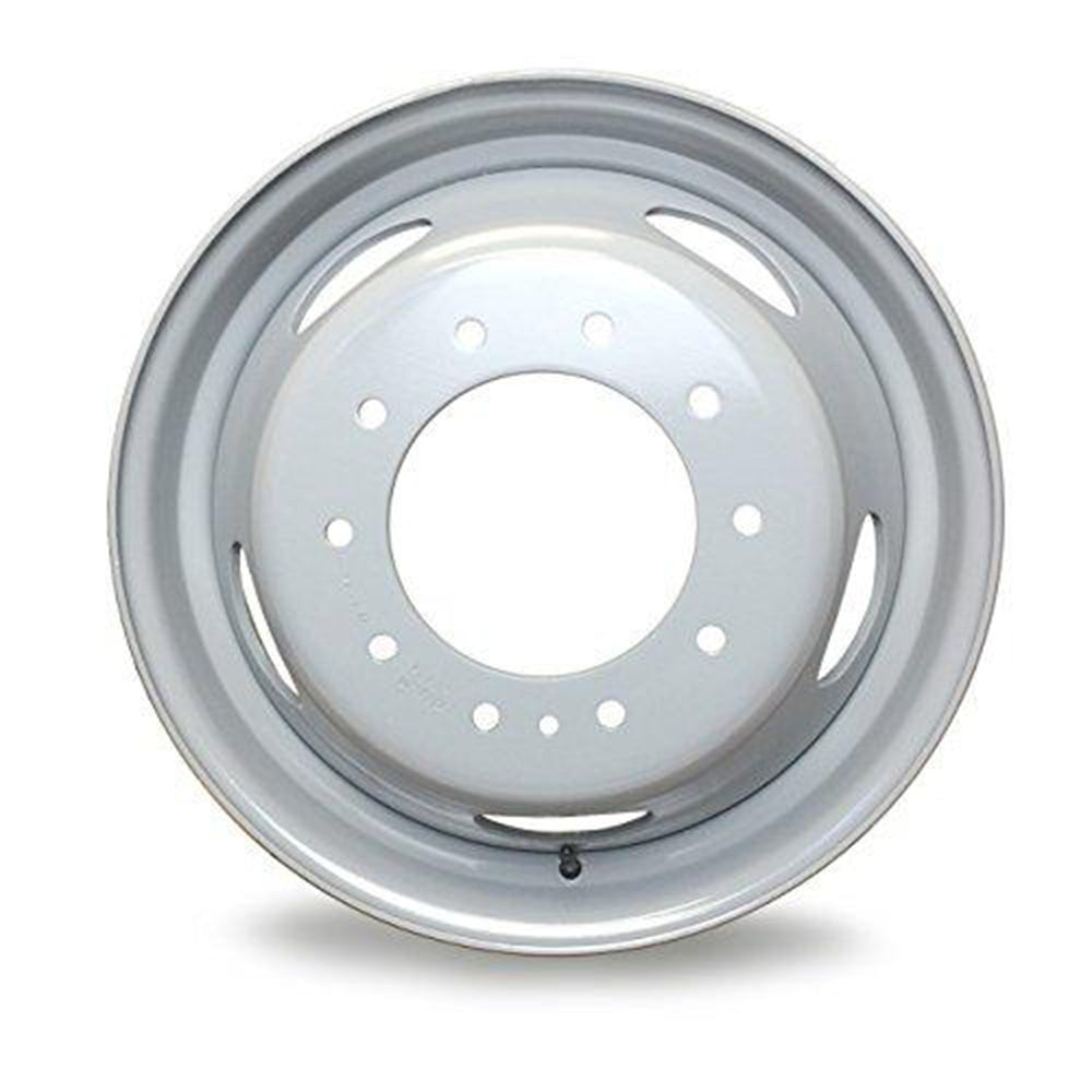 Brand New Single 19.5" 19.5x6 10 Lug Steel Wheel for Dodge RAM 4500 5500 2008-2020 Super Duty Dually Gray OEM Quality Replacement Rim