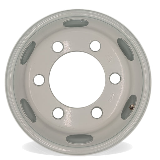 16" Single 16x6 White Steel Wheel For ISUZU NPR NPR-HD NQR 1995-2023 OEM Quality Replacement Rim 8971451132