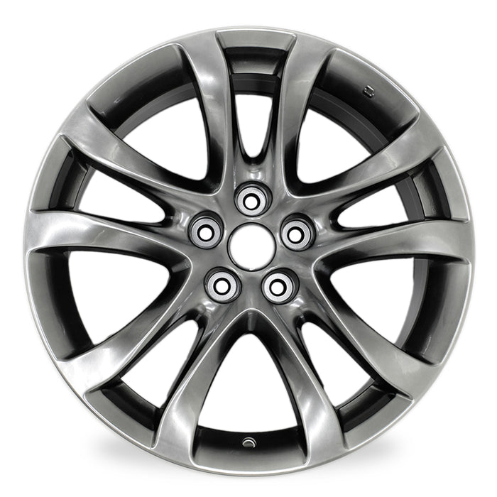 19" 19x7.5 SET OF 4 Alloy Wheels for Mazda 6 2014-2017 Dark Hyper Silver OEM Quality Replacement Rim