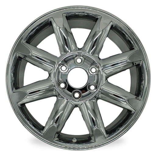 New Single PVD Chrome 20" 20x8.5 Wheel For 2007-2014 GMC Sierra Denali Yukon XL 1500 Replacement OEM Quality ALLOY RIM