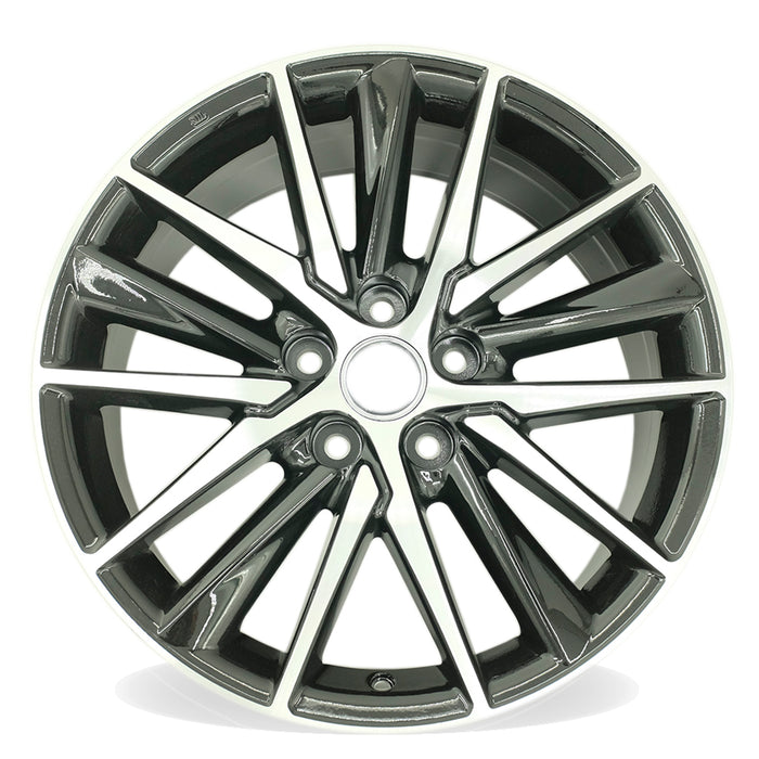 18" SET OF 4 18x8 Machined Black Wheels For 2021 2022 TOYOTA CAMRY OEM Quality Replacement Rim