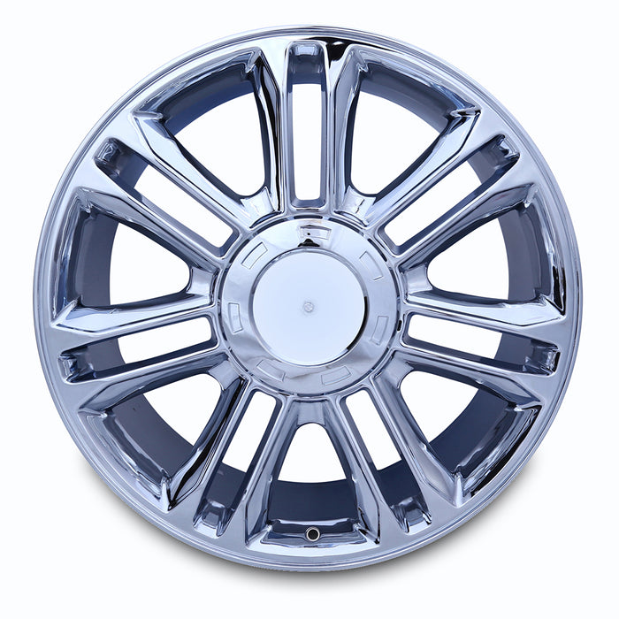 22" 22x9 Brand New Single Alloy Wheel for Cadillac Escalade ESV EXT 2007-2014 CHROME OEM Quality Replacement Rim
