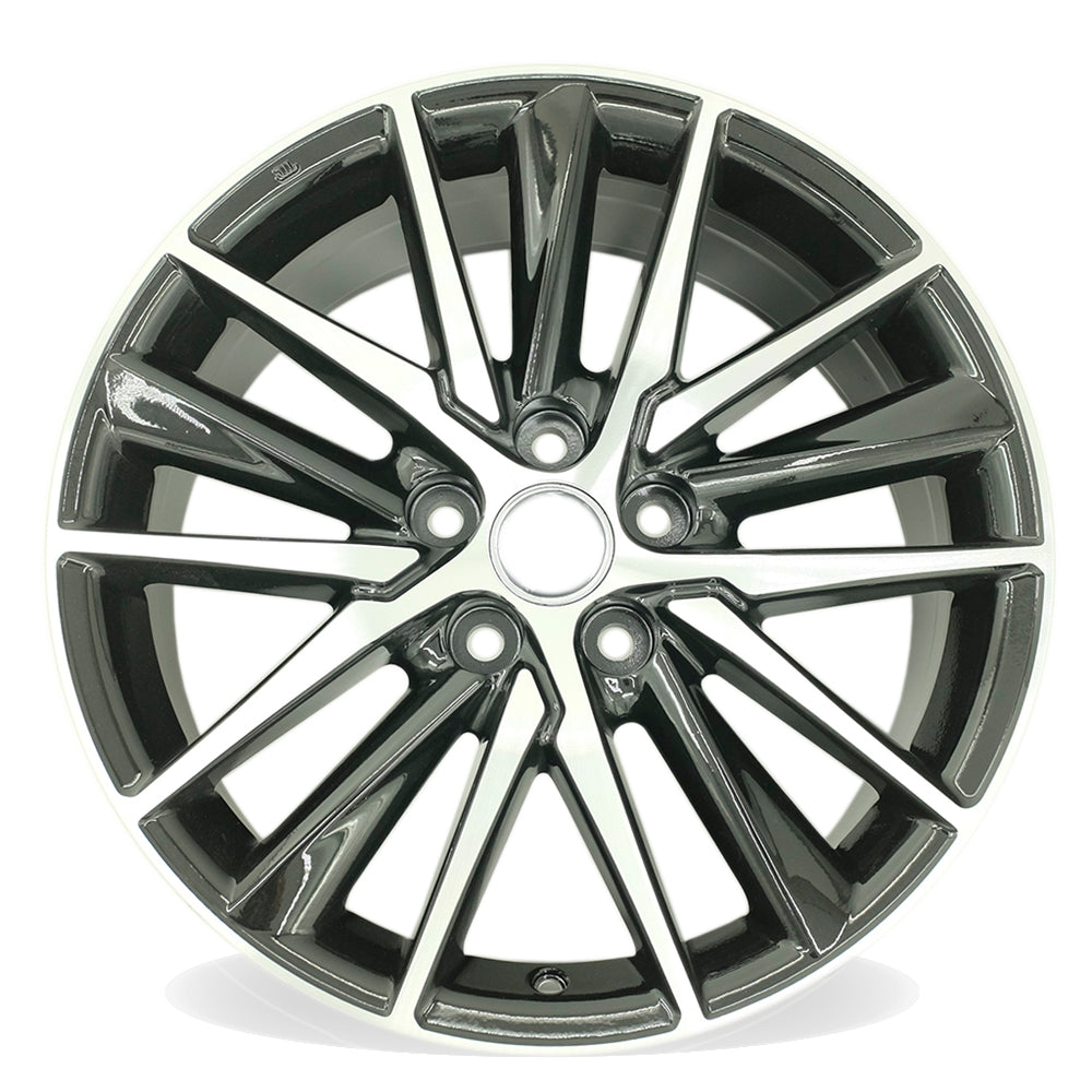18" NEW Single 18x8 Machined Black Wheel For 2021 2022 TOYOTA CAMRY OEM Quality Replacement Rim